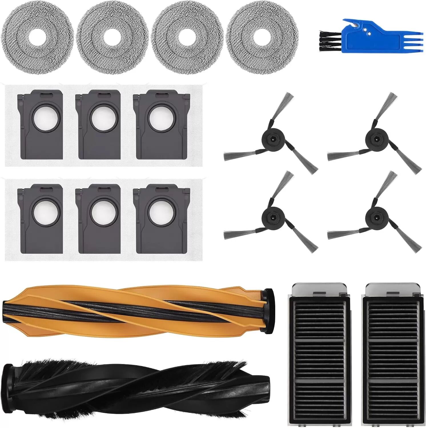 INF Dreame X50 Ultra Complete Zubehörkit kompatibel mit Dreame L50 Pro Ultra / L40s Pro Ultra / MOVA V50 Ultra