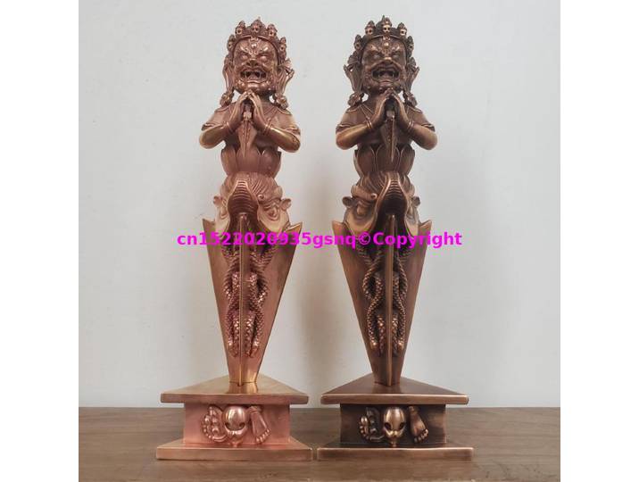 Implement rituel exquis Vajrakilaya Phurp Démon-sousage vajra Pilon Bouddhiste offrant un moine d'autel Outil de prière Adorsement familial