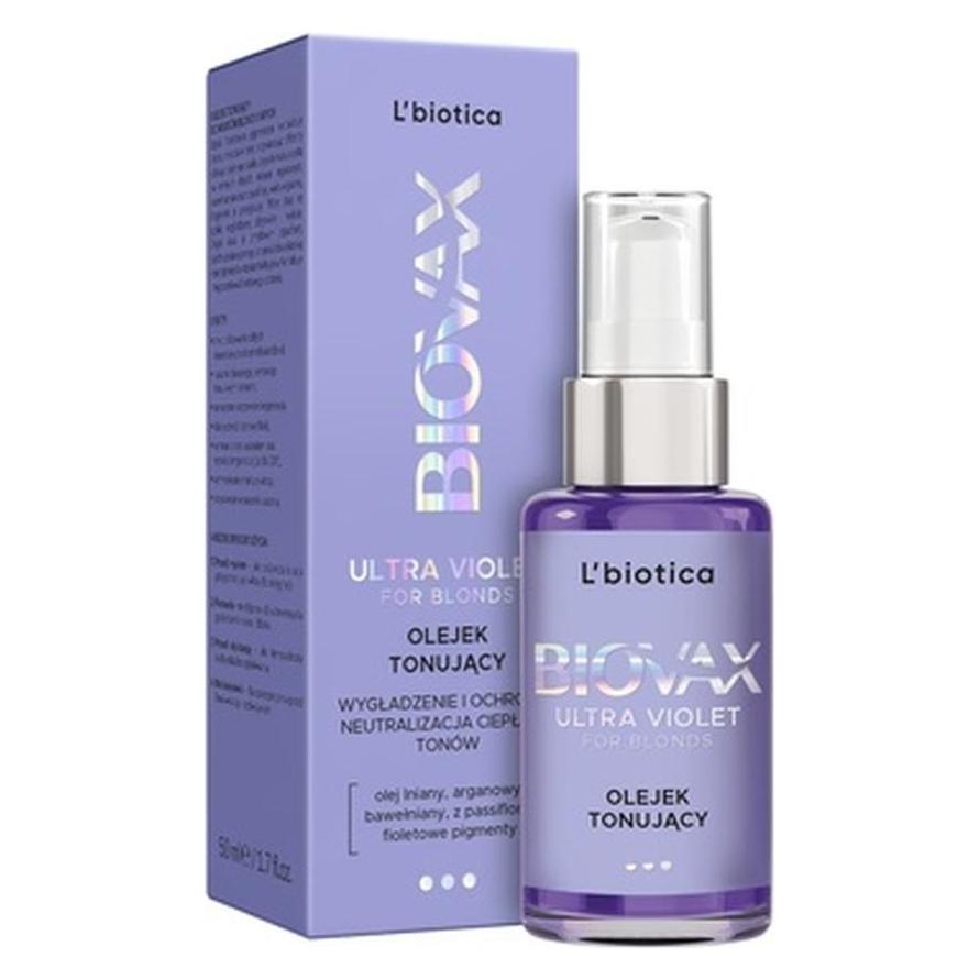 L'Biotica Biovax Ultra Violet For Blonds Toning Oil 50ml Hair Care (50 ml) (63983682)