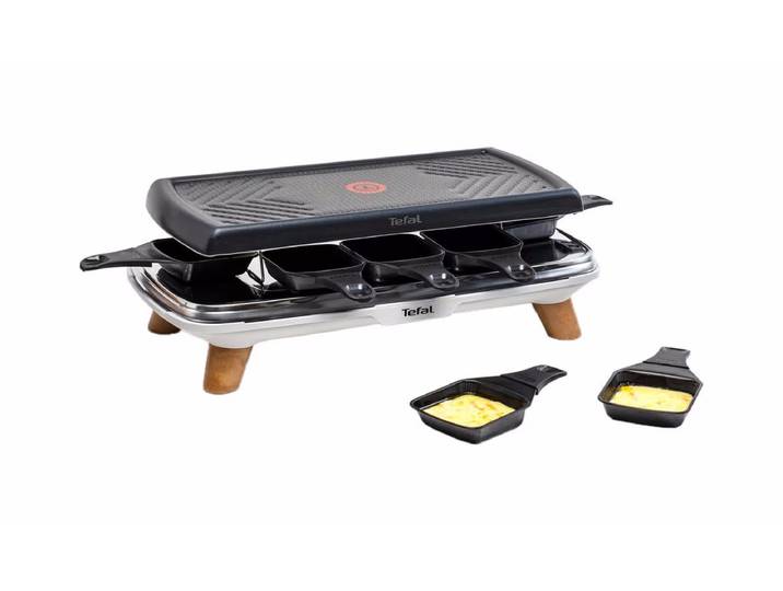 Tefal Raclette Gourmet RE610D Raclettegerät für 8 Personen – Raclette Ofen/Raclette Grill