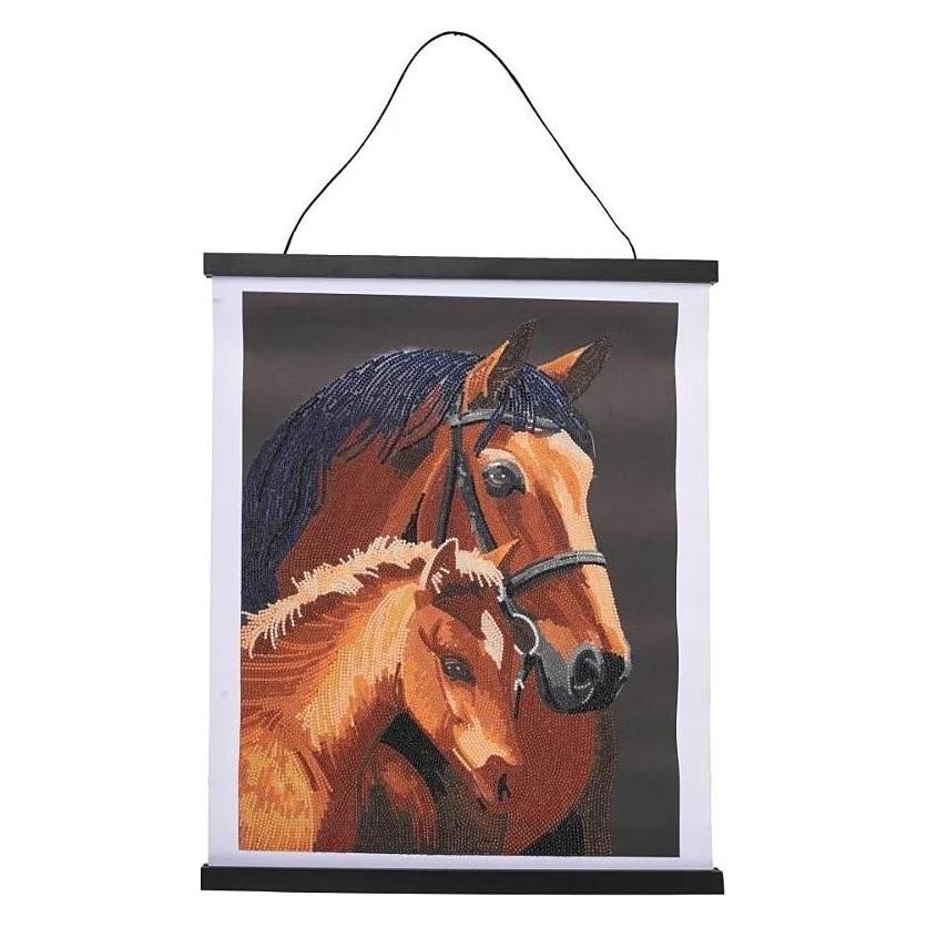 Craft Buddy Pferde, 35x45cm Crystal Art Scroll (CAS-030L)