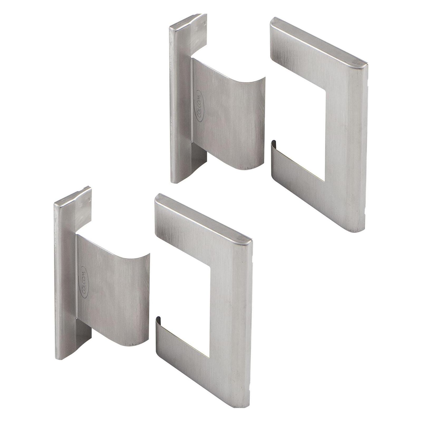 Simonswerk Colcom Abdeckkappenpaar zu Duschtürband 8010BTJC,Aluminium Edelstahl satiniert (42730461)