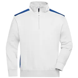 Sweatshirt "JN868" - S - white/royal