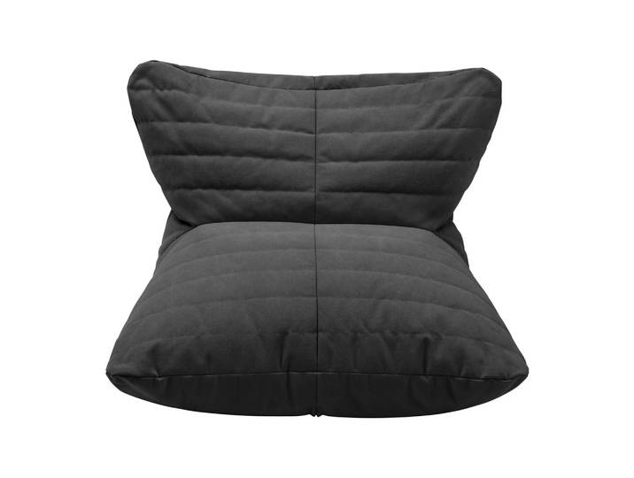 Sitzsack Marta Dunkelgrau Webstoff