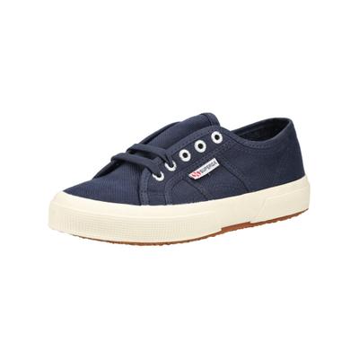 Sneaker SUPERGA "Superga Sneaker Textil", Damen, Gr. 37, Textil, blau (navy), Schuhe Sneaker