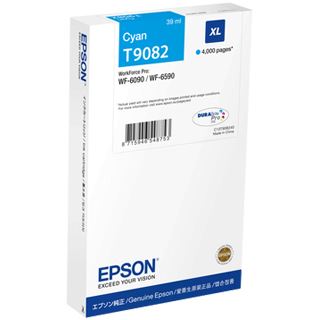 EPSON Tinte cyan 39.0ml WF Pro 6xxx, "XL"