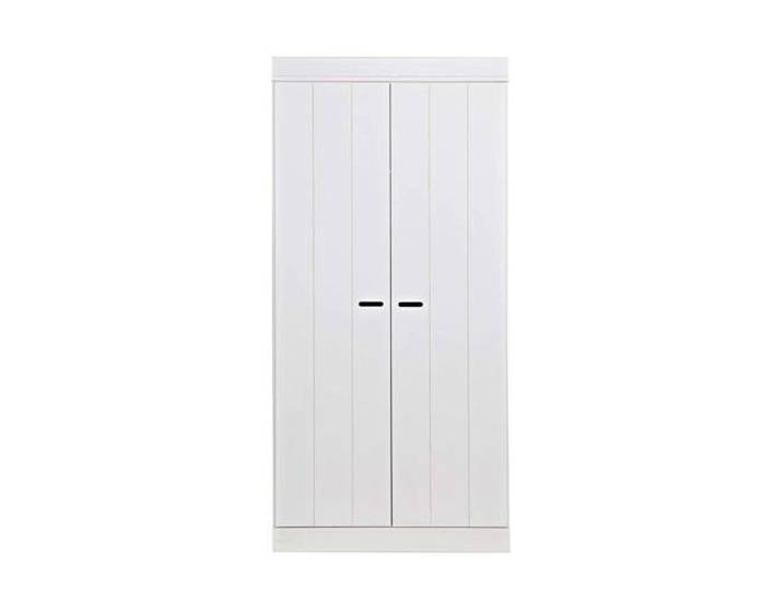 WOOOD Connect Kledingkast 2-Deurs - Grenen - Wit - 195x94x53
