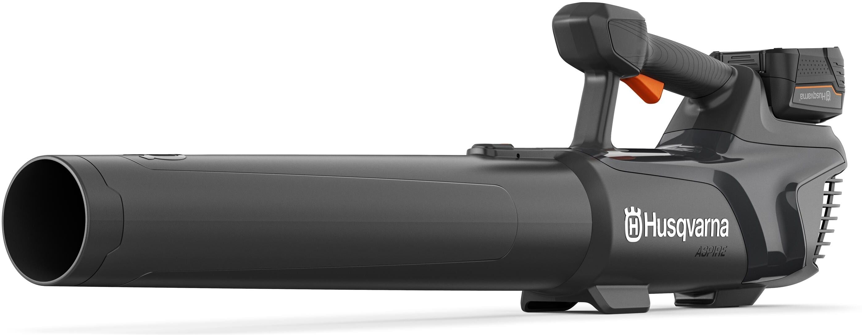 Akku-Laubbläser HUSQVARNA "Aspire B8X-P4A", grau (schwarz), Laubsauger, Akku-Laubbläser, Akku-Laubbläser mit 3 Geschwindigkeitsstufen schwarz Einheitsgröße