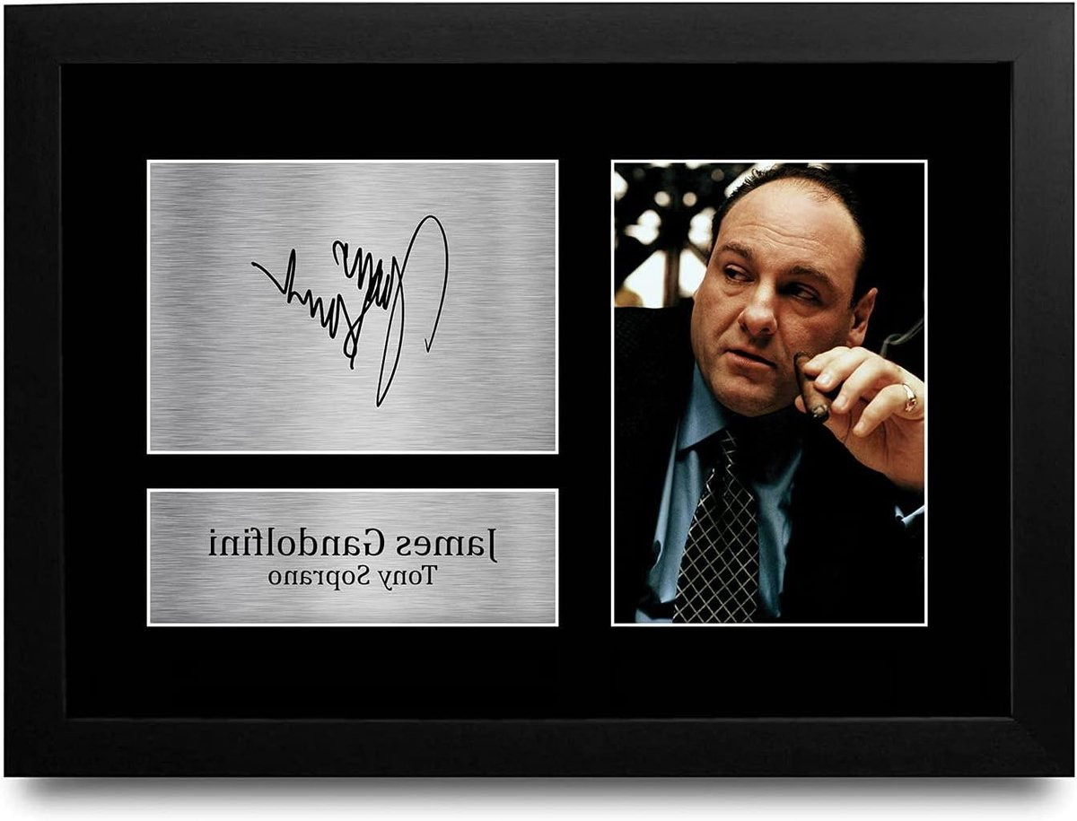 Gedrukte Foto Wanddecoratie met Handtekening - A4 - Zwart