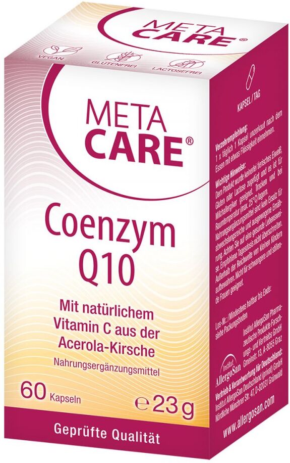 Meta Care Coenzym Q10 Kapseln 60stk