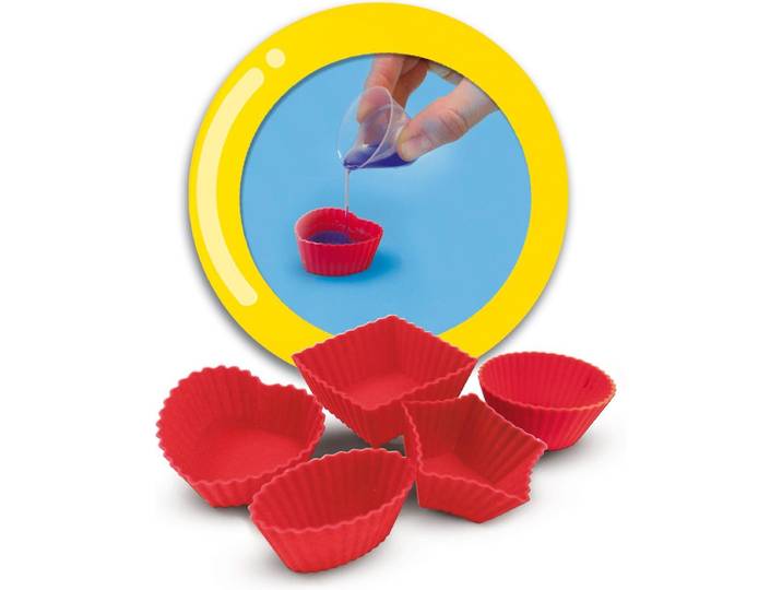 SES Creative - Hobby Pink - Geurkaarsen maken - 5 Vormpjes en 3 Kleuren (set van 5)
