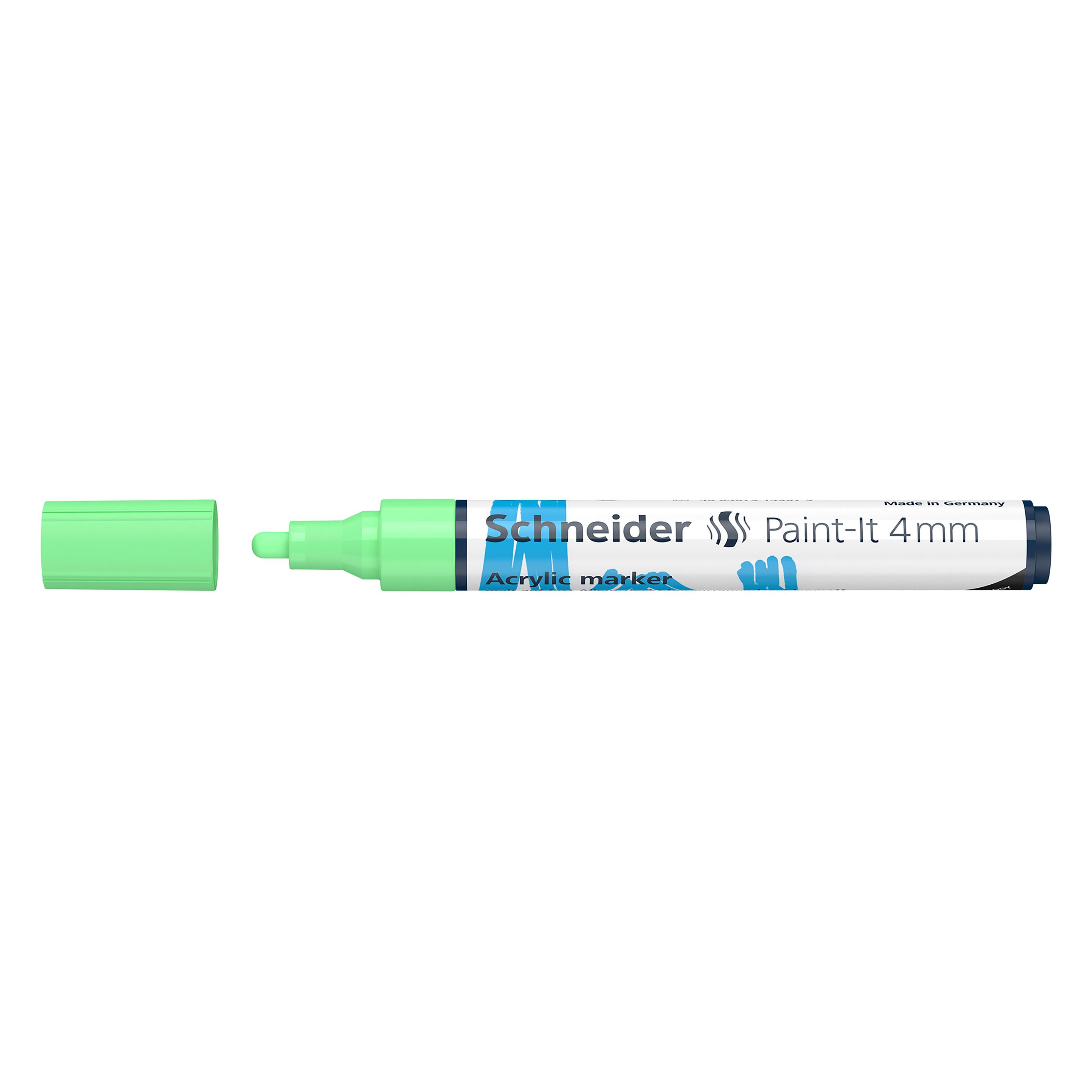 Schneider Acrylmarker Paint-It 320 4mm pastell grün (1x) (120224)