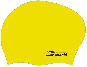 Badmössa Silicon long hair cap gul - Soak