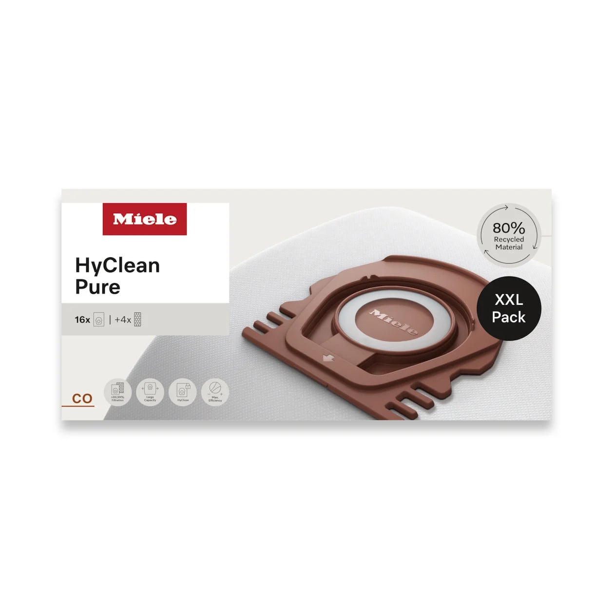 Miele XXL HyClean Pure CO Stofzak Bruin