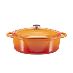 Meisterkoch Bräter  OPUS ¦ orange ¦ Gußeisen ¦ Maße (cm): B: 33,5 H: 11,8
