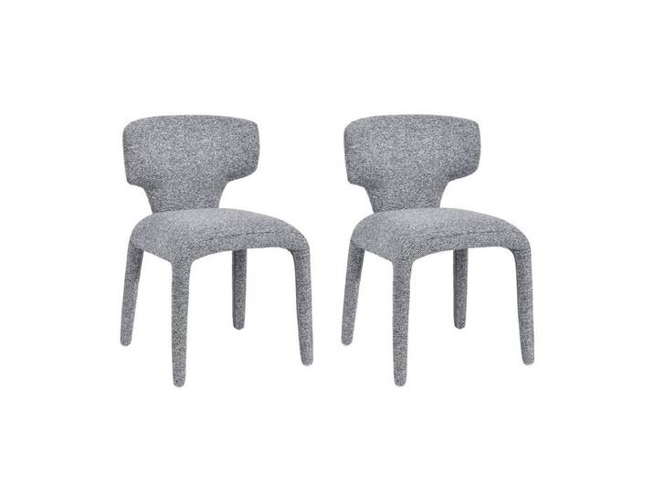Duhome Esszimmerstuhl (8645), 2er Set, Bouclé-Material, Moderner Stil