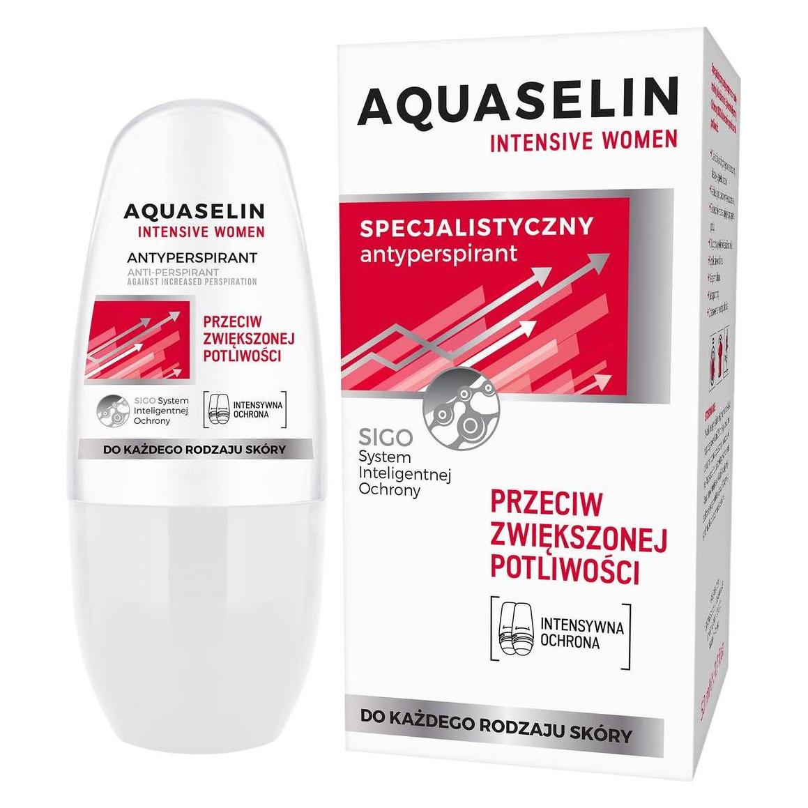 Aquaselin Intensive Women Specialized Antiperspirant Against Increased Sweating 50Ml (Roll-on, 50 ml) (5900116043746)