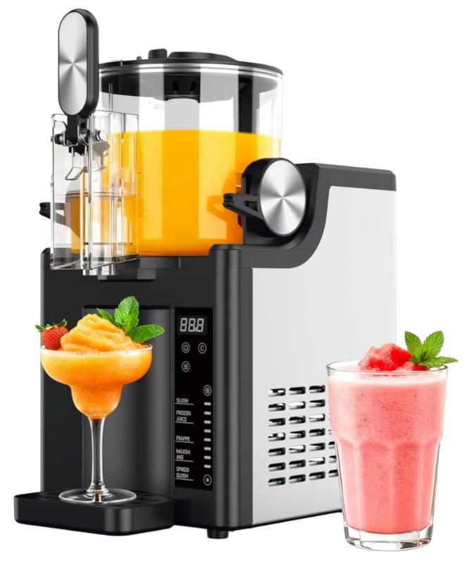 Zimilo Eiscreme Maker & Ice Crusher mit variabler , Touchscreen, 8 Programmen, für Sorbet, Smoothies und Soft Ice