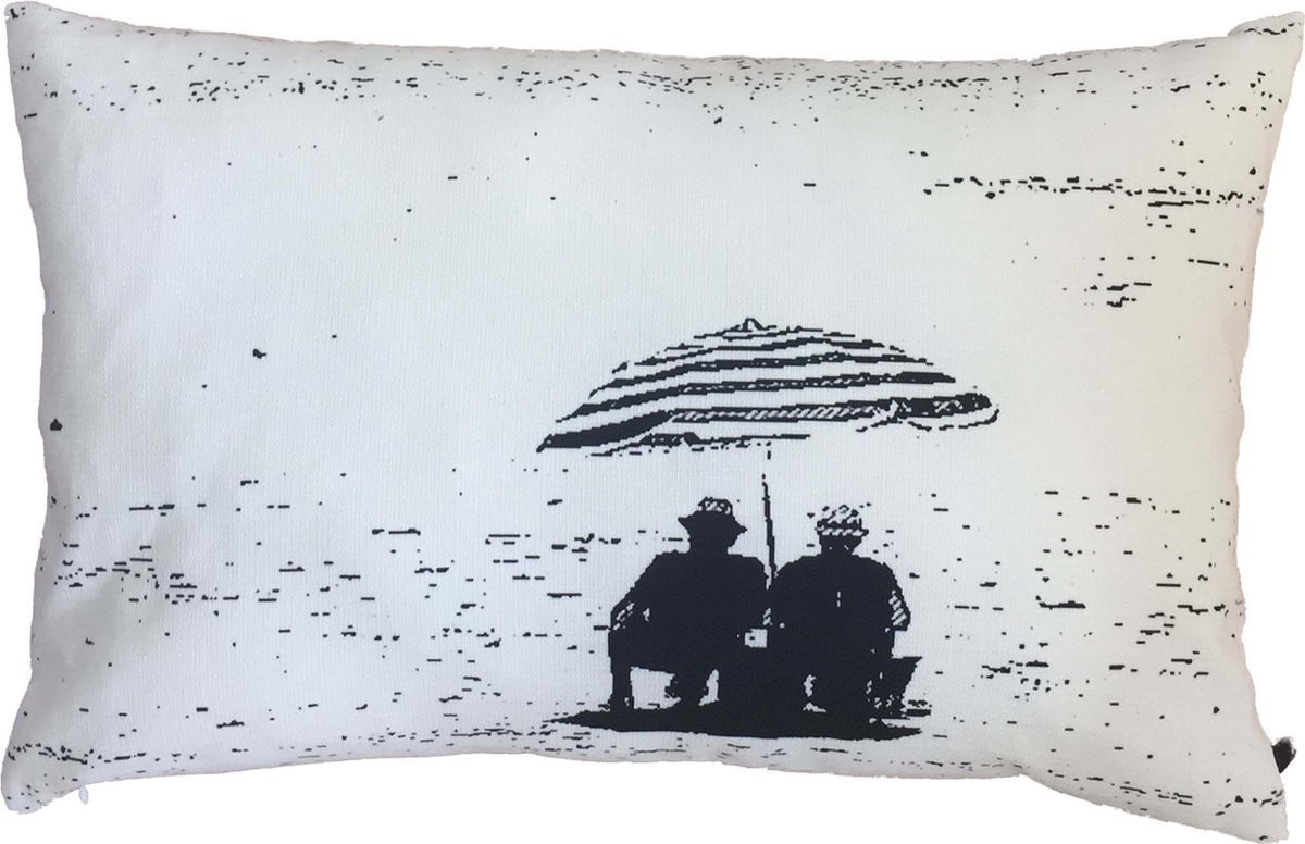 MA-FEELING Sierkussen Beach Wit 60 x 40 cm