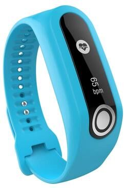 Everyday Crate Silicone Sport Watch Band For TomTom Touch Soft Replacement Watch Band Fitness Silicone Watch Strap blue