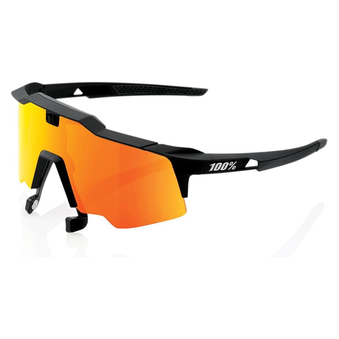 100% Speedcraft Air (Soft Tact Black, HiPer Red Multilayer Mirror) (61004-100-43)