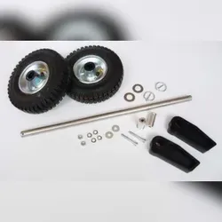 ZARGES Offroad-Rollensatz für Transportkiste 105l, Luftbereifung, Rad Ø 220mm