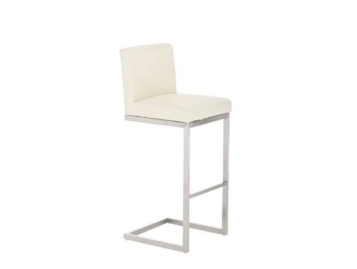CLP Tabouret de bar Paros en similicuir Couleur:crème