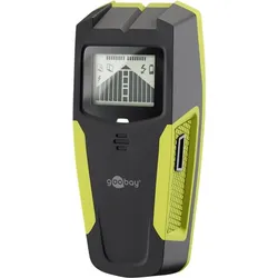 Goobay Tools Multidetektor, Holz Metall Leitungserkennung, 3 Modi, LCD Display, 5 cm Tiefe