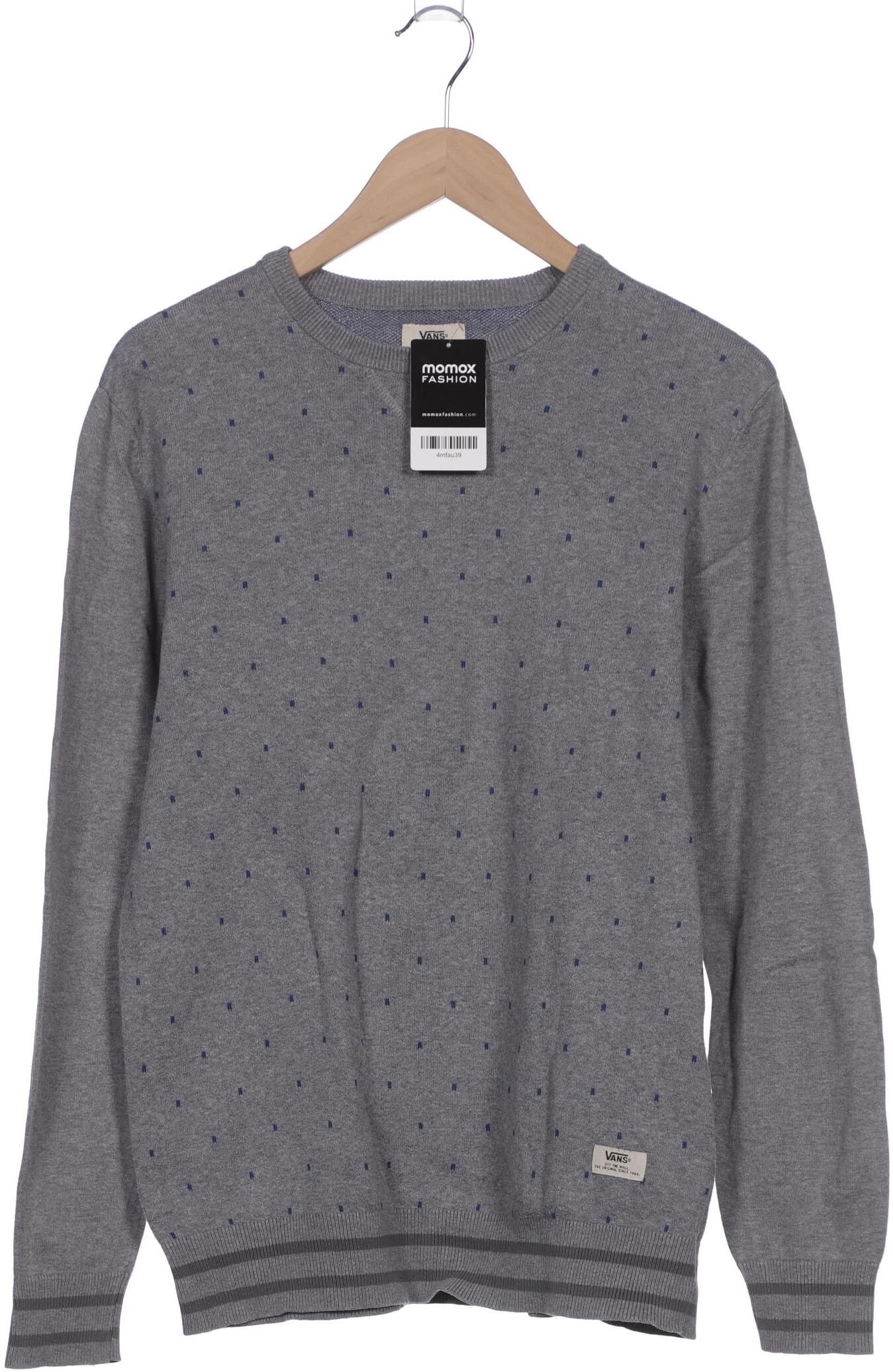 Vans Herren Pullover, Grau, Gr. M, Baumwolle - Second Hand