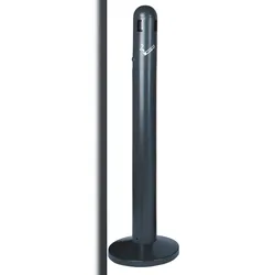 Standascher-Säule 3 l rund dunkelgrau 300 x 300 x 1080 mm