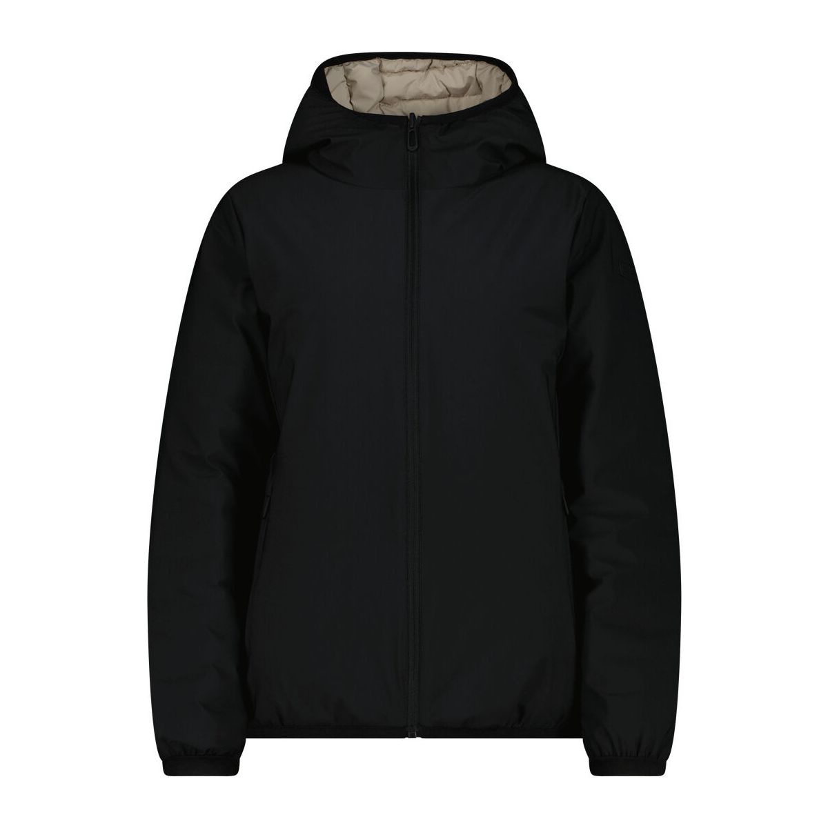 CMP Woman Padded Padded Reverse Jacket FIX Hood nero (U901) 44 36K2616-U901-44