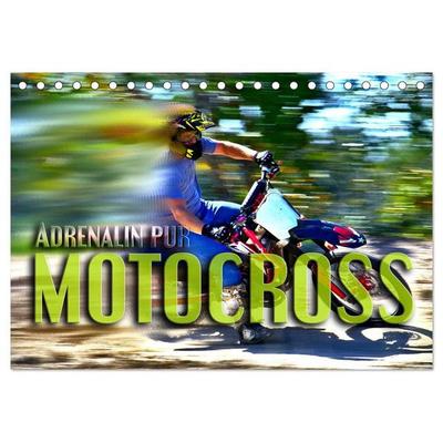 Motocross - Adrenalin pur (Tischkalender 2027 DIN A5 quer), CALVENDO Monatskalender