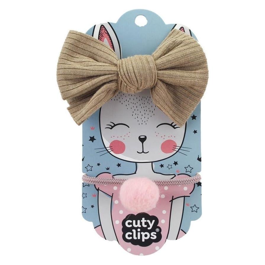 Ty Cuty Clips Snails Hair Bands Set Boss Bunny Beige (41958929)