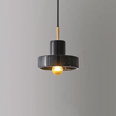 18 cm Single-Design-Pendelleuchte LED-Inselleuchte Keramik galvanisiert moderner nordischer Stil 220-240V