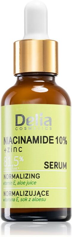 Delia Cosmetics Niacinamide 10% + zinc restructuring serum for face, neck and chest 30 ml