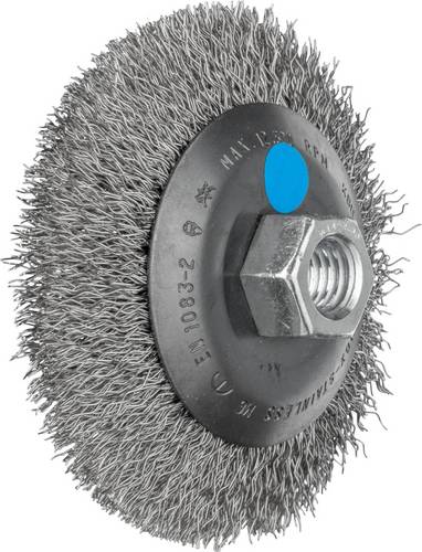 PFERD TOOLS Kegelbürste ungezopft KBU Ø 100 x 10mm M14 Edelstahl-Draht-Ø 0,35 für Winkelschleifer POS KBU 10010/M14 INOX 0,35