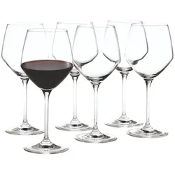 Holmegaard - Perfection Red Wine Glass - 43 cl - Set of 6, Weingläser, Transparent