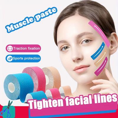 Uplifted Finds Premium Anti Wrinkle Beauty Kinesiology Face Tape Premium Anti Wrinkle Beauty Kinesiology Face Tape