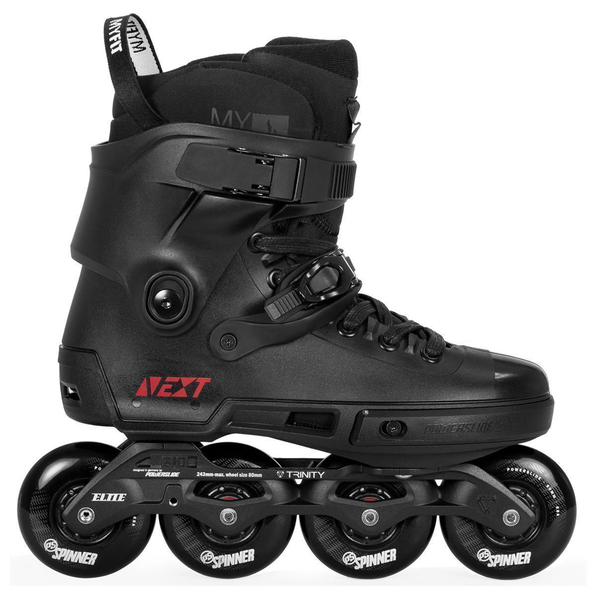 Powerslide Roller-Skate Next Core Black 80 Urban-Skate Inline-Skate Inliner 44-45