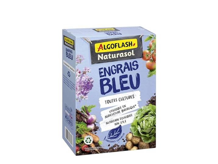 ALGOFLASH NATURASOL Engrais Bleu\, Utilisable en Agriculture Biologique\, Toutes Cultures\, 1.5 kg\, ABIOBLEU15\, nc