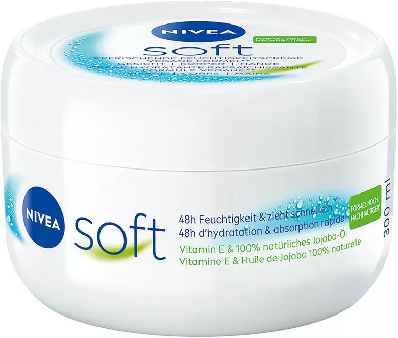 Nivea - Soft Topf Intensive Feuchtigkeitscreme, 300 ml
