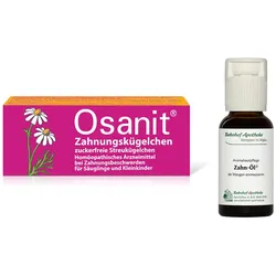 Zahnöl + Osanit Zahnungskügelchen Set 1 St Sparset