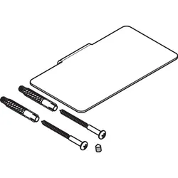 Hansgrohe Halteeement/Ablage inklusive Befestigung AddStoris S Mattschwarz,85190670 85190670