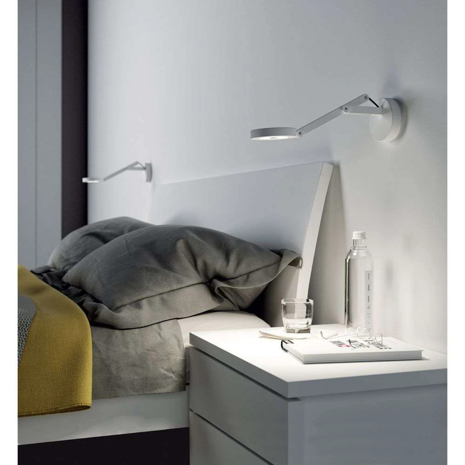 Rotaliana String W0 wandlamp DTW - Mat/Wit/Zwart - Aluminium