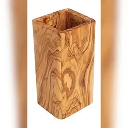 Utensilienbecher aus Olivenholz