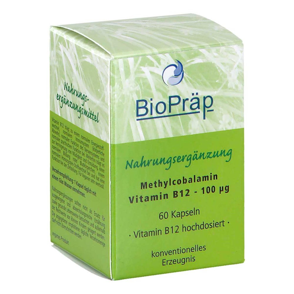 BioPräp Biolog.Präp.Handelsges.mbH Methylcobalamin Vitamin B12 100 [my]g Kapseln 15305900