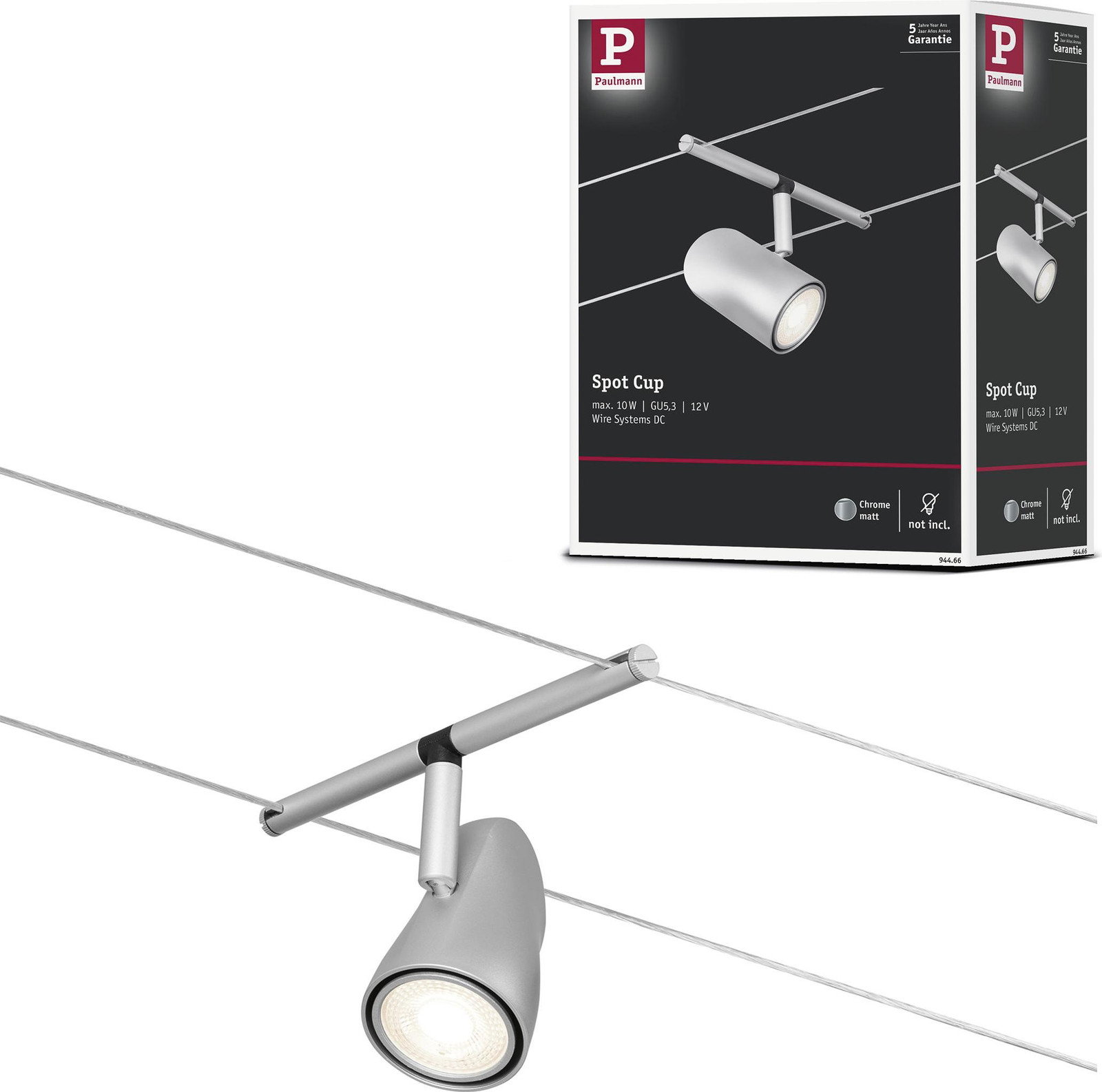 Paulmann CorDuo Ophangsysteem voor enkelvoudige spots