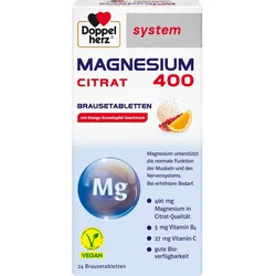 Doppelherz Magnesium 400 Citrat System 24 ST