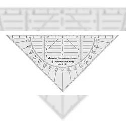 Standardgraph Geometriedreieck 16 cm, flexibel