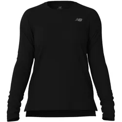 New Balance, Damen, Funktionsshirt, W Long Sleeve (M), Schwarz